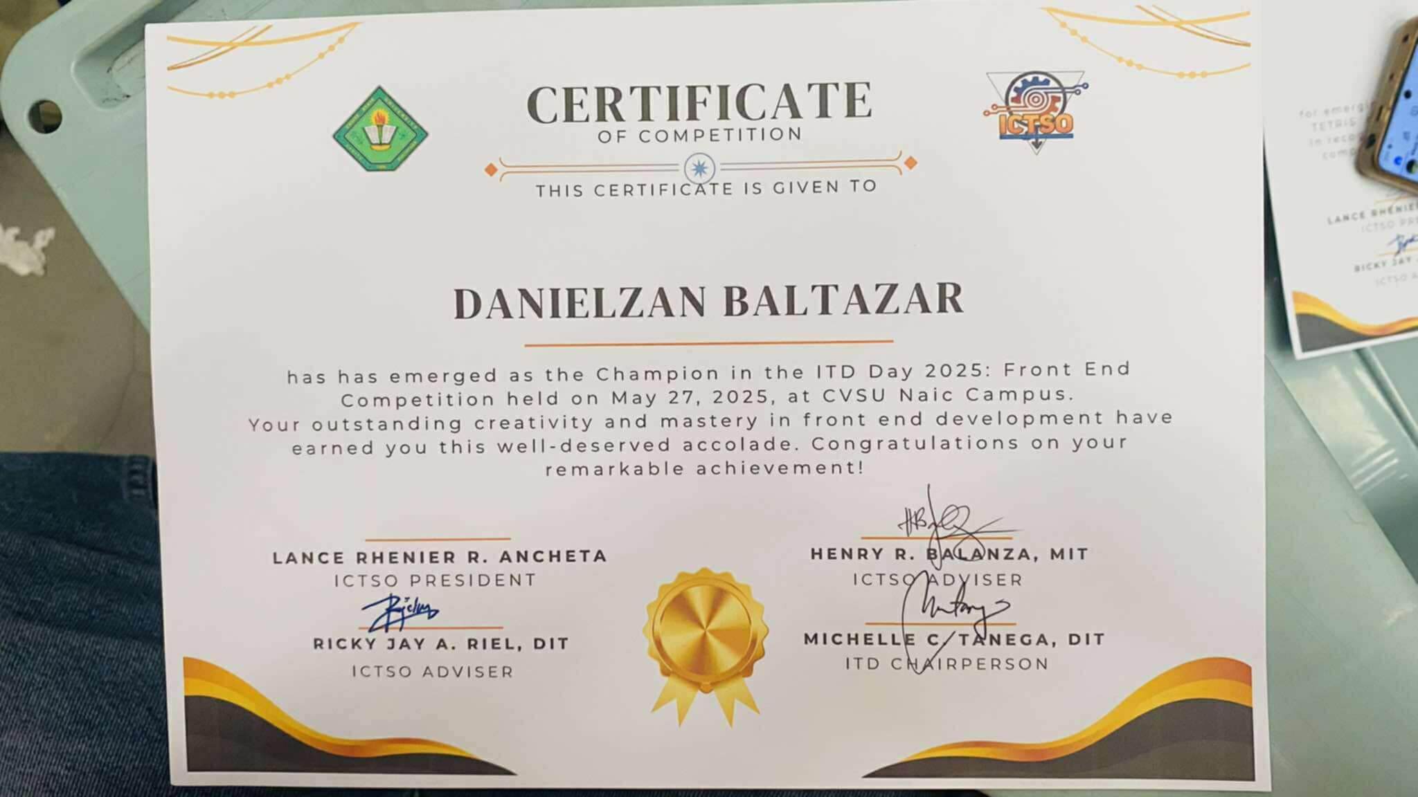 Front-End Competition Event