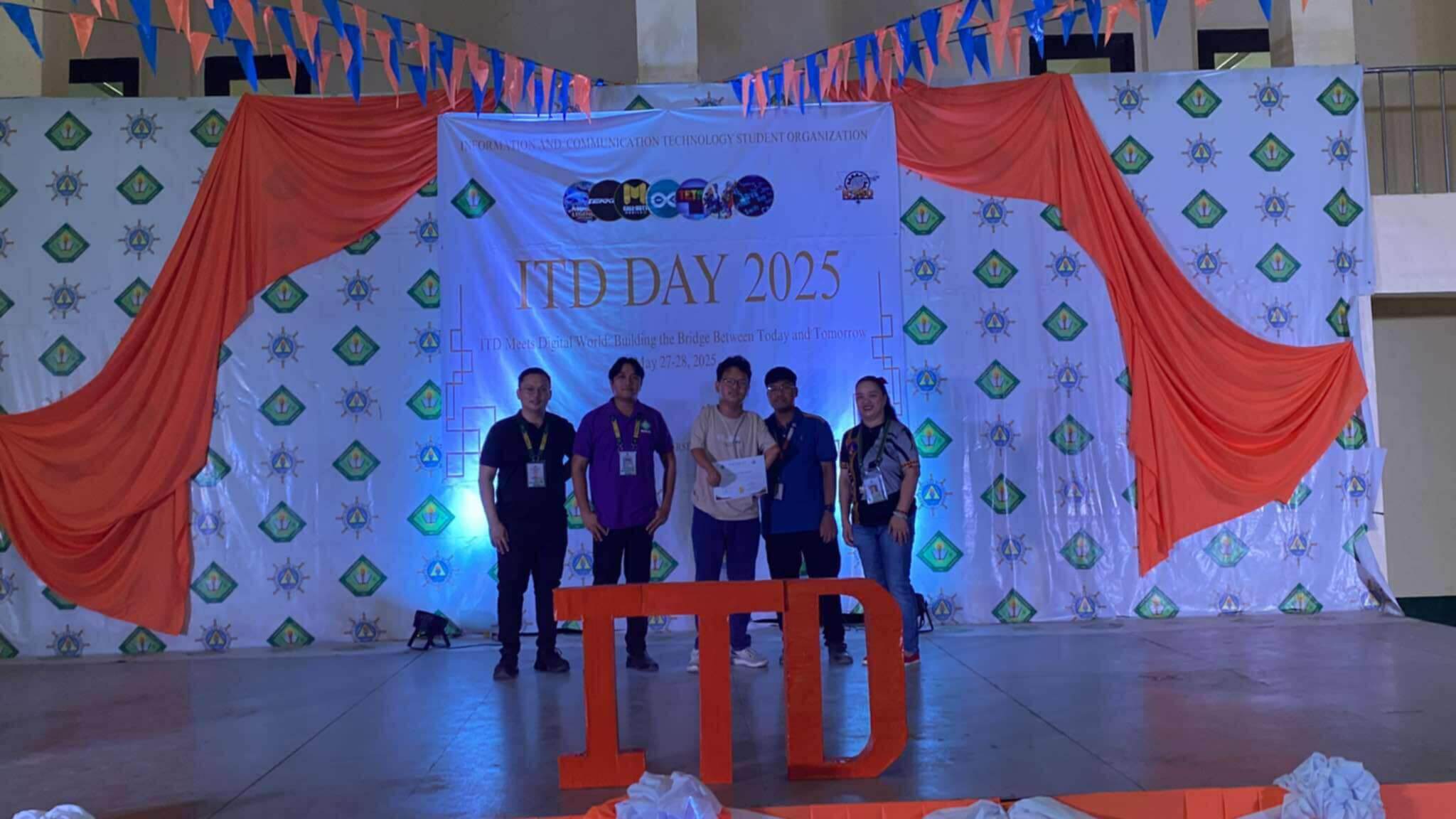 ITD Day Front-End Competition Certificate